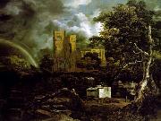 RUISDAEL, Jacob Isaackszon van Judenfriedhof oil